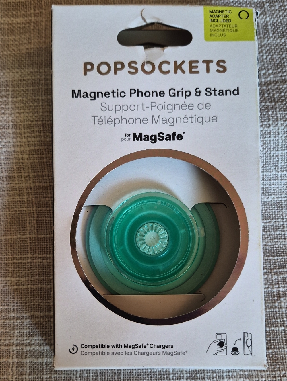 PopSockets Magnetic Phone Grip & Stand for MagSafe Blue/Green NWT